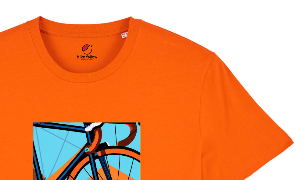 Rennrad "Orange Blue Art" - True Colors T-Shirt