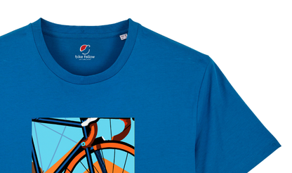 Rennrad "Orange Blue Art" - True Colors T-Shirt